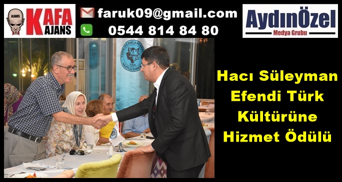 Hacı Süleyman Efendi Türk Kültürüne Hizmet Ödülü