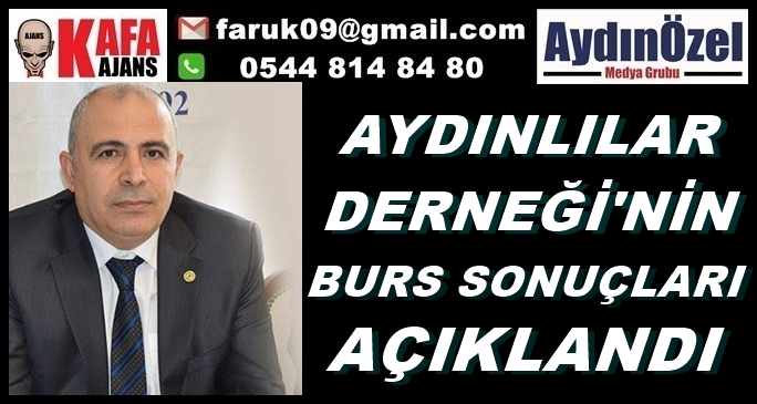 BURS SONUÇLARI AÇIKLANDI