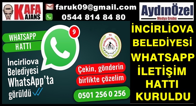 İNCİRLİOVA BELEDİYESİ WHATSAPP İLETİŞİM HATTI KURULDU