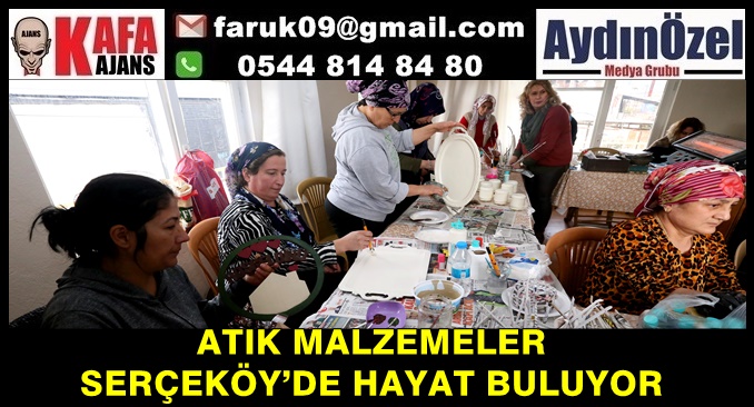 ATIK MALZEMELER SERÇEKÖY’DE HAYAT BULUYOR