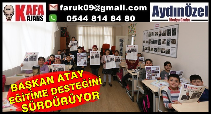 BAŞKAN ATAY EĞİTİME DESTEĞİNİ SÜRDÜRÜYOR